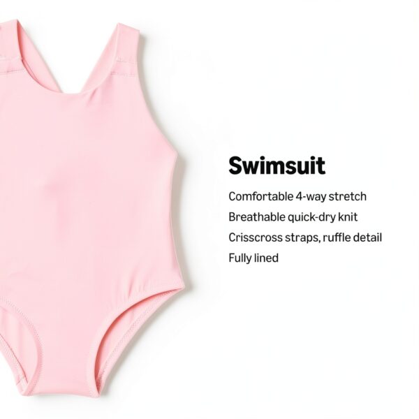 Baby Girls Swimsuits Amazon Essentials Stretch Fabric-1