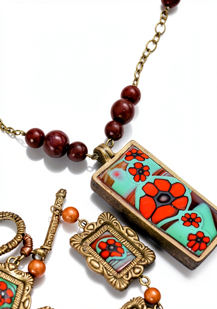 'Polymer clay craft book open on a tablet showing detailed illustrations'