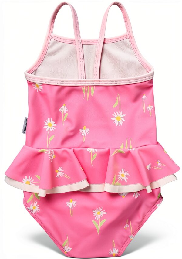 Gerber Baby Girls Swimsuit UPF 50 Comfort Stretch Leg Snaps-1