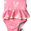 Gerber Baby Girls Swimsuit UPF 50 Comfort Stretch Leg Snaps-3