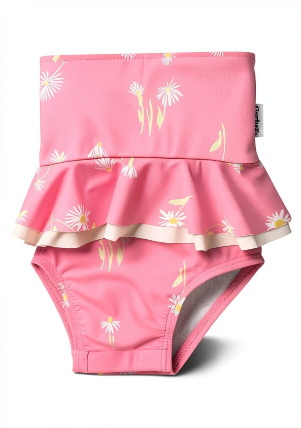 Gerber Baby Girls Swimsuit UPF 50 Comfort Stretch Leg Snaps-3