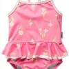 Gerber Baby Girls Swimsuit UPF 50 Comfort Stretch Leg Snaps-0