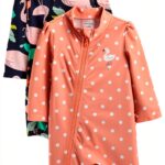 Carters UPF 50 One Piece Rashguard Swimwear Baby Girls 2-0
