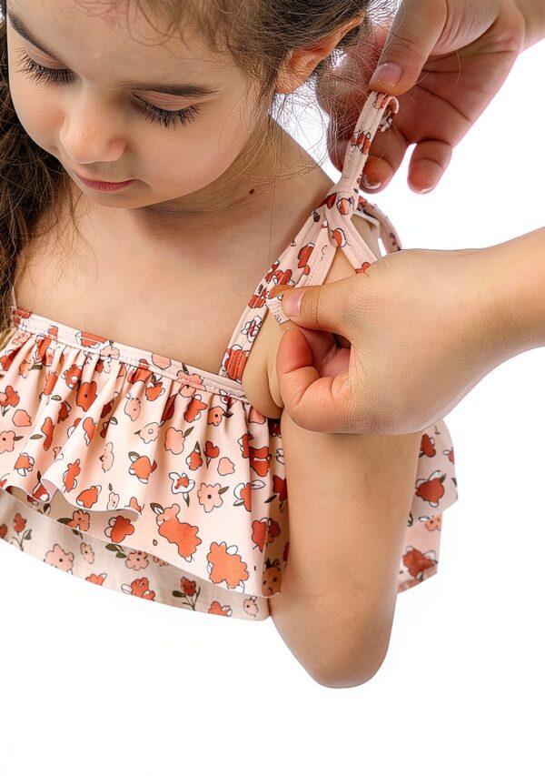 Zando Girls One Piece Swimsuits UPF 50 3D Print Designs-2