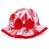 Baby Girl Swimsuit Stretchy Fabric Cute Ruffle Zip Up Hat-6