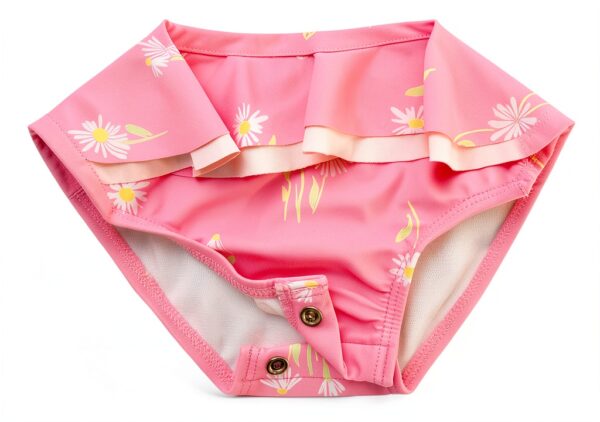 Gerber Baby Girls Swimsuit UPF 50 Comfort Stretch Leg Snaps-2