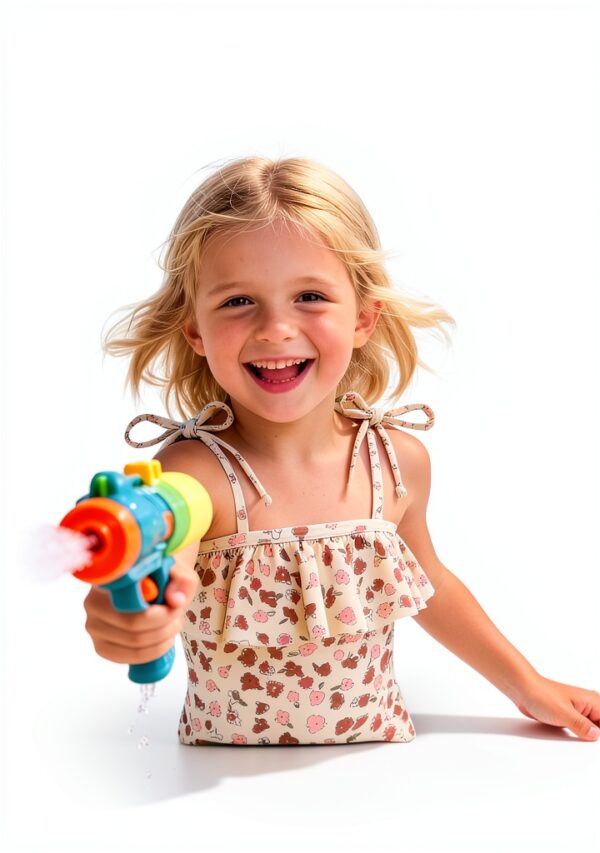 Zando Girls One Piece Swimsuits UPF 50 3D Print Designs-5