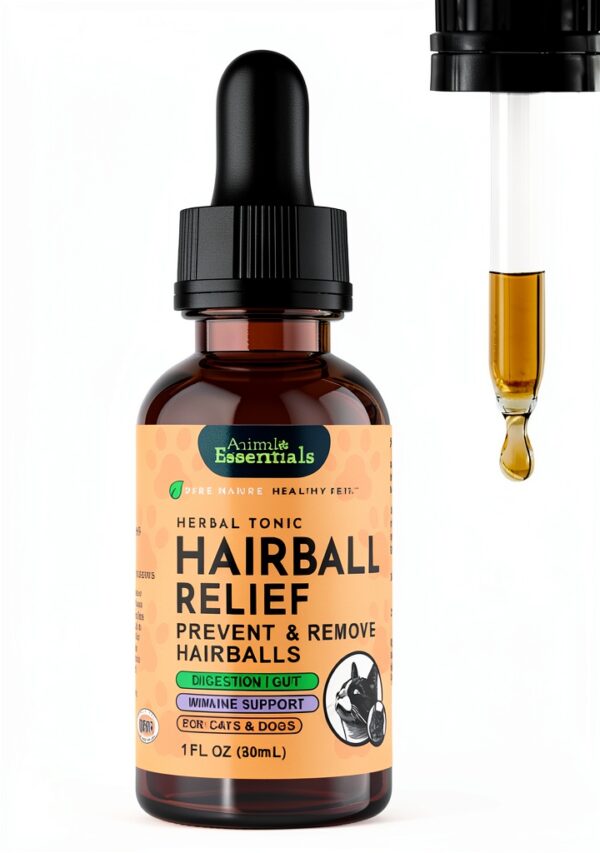 Hairball Relief for Cats & Dogs by Animal Essentials Tincture 1oz-0