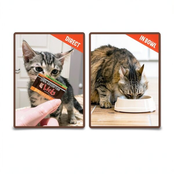 Licks Cat Hairball Remedy Gel Pack LH30PK-C 2oz Digestive Support-5