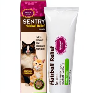 Cat Hairball Relief Paste Sentry 11102 3 Pack Natural Digestive Aid-0
