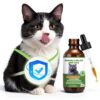 Hairball Treatment for Cats by Derggzey Fiber Remedy with Cat Grass-1