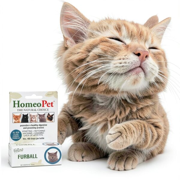 HomeoPet Feline Furball Safe Natural Hairball Supplement for Cats 15ml-3