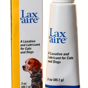 Lax'Aire Gentle Laxative and Lubricant Ointment for Cats - 3 oz.-0