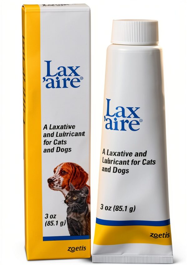Lax'Aire Gentle Laxative and Lubricant Ointment for Cats - 3 oz.-0