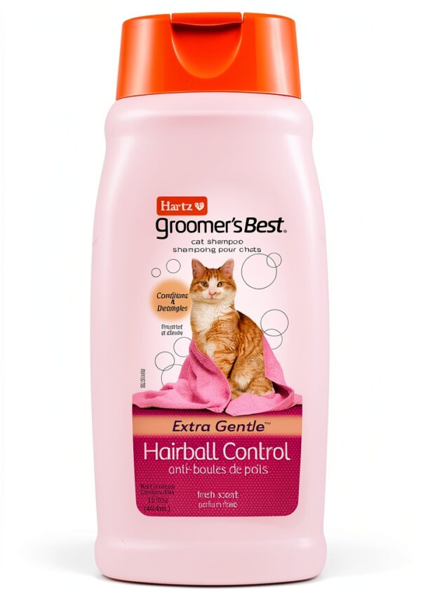 Cat Shampoo Hartz Groomer's Best Extra Gentle Hairball Control 15 oz-0