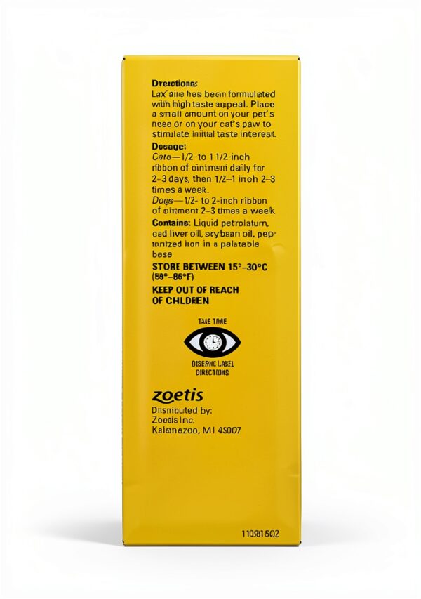 Lax'Aire Gentle Laxative and Lubricant for Cats Dogs 3 oz-1