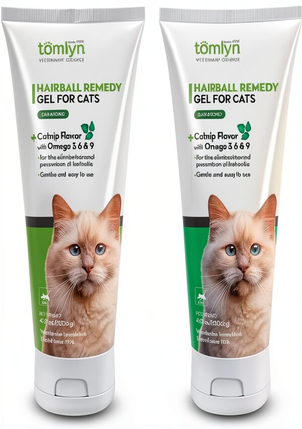 Tomlyn Laxatone Catnip Flavored Hairball Remedy Gel 4.25oz 2‑Pack-0