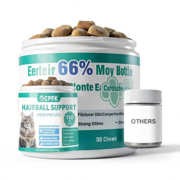 Cat Hairball Remedy Treats Soft Chews CPFK Chicken Flavor 150 Chews-6