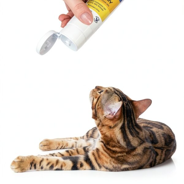 Hairball Gel LaxaCat 5 oz Petroleum Free Paste Salmon Flavor Digestive-8