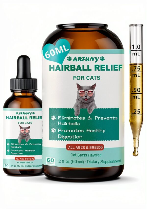 Hairball Treatment for Cats Natural Ingredients Vitamins Remedy-0