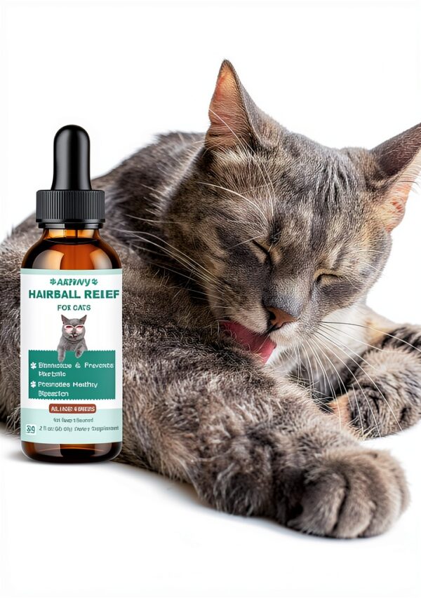 Hairball Treatment for Cats Natural Ingredients Vitamins Remedy-6