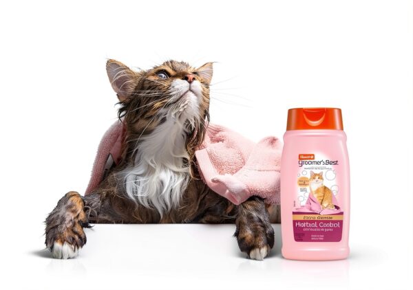 Cat Shampoo Hartz Groomer's Best Extra Gentle Hairball Control 15 oz-4