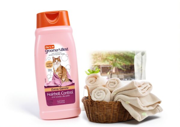 Cat Shampoo Hartz Groomer's Best Extra Gentle Hairball Control 15 oz-1
