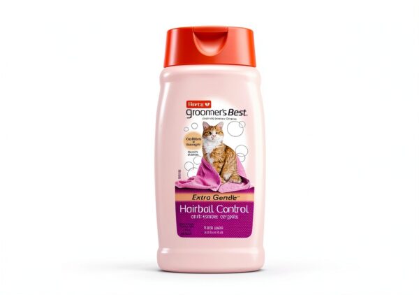 Cat Shampoo Hartz Groomer's Best Extra Gentle Hairball Control 15 oz-5