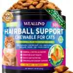 Cat Hairball Support Chews WEALLIN Krill Core Chicken Flavor 500 Chews-0