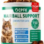 Cat Hairball Remedy Treats CPFK 150 Soft Chews Chicken Furball Control-0