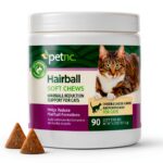 Petnc Hairball Soft Chews for Cats Chicken & Cheese Flavor 90 Count-0