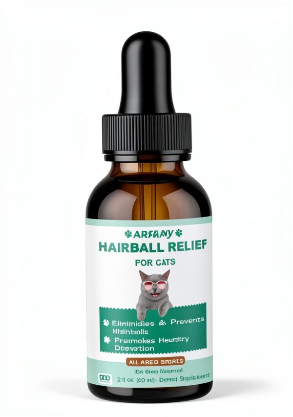 Hairball Treatment for Cats Natural Ingredients Vitamins Remedy-1