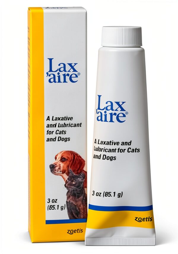 Lax'Aire Gentle Laxative and Lubricant for Cats Dogs 3 oz-0