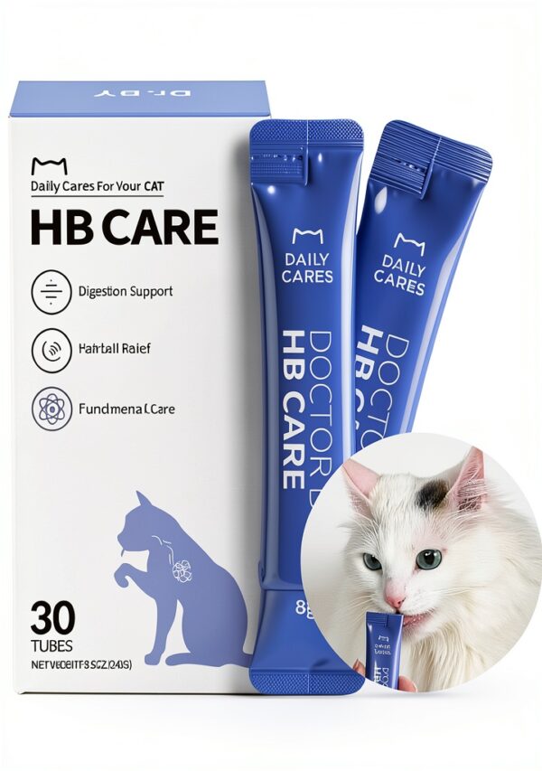 Doctor By HB Care Cat Hairball Supplement Omega‑3 Chitosan (30 pcs)-0