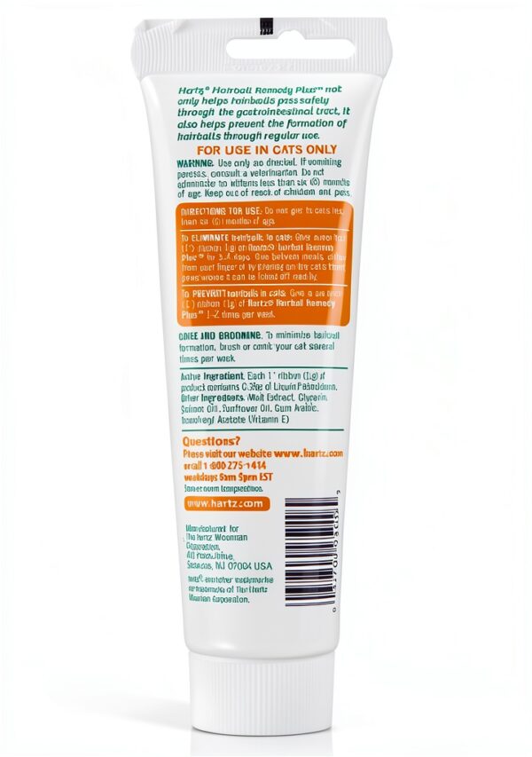 Hairball Remedy Plus Salmon Flavored Paste by Hartz 2.5 Ounce-1